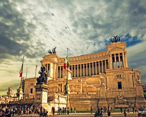 Piazza Venezia Paint By Numbers