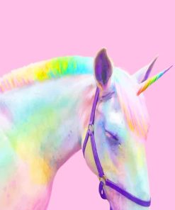 Rainbow Horse Paint By Numbers