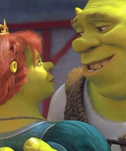 Shrek And Fiona Paint By Numbers