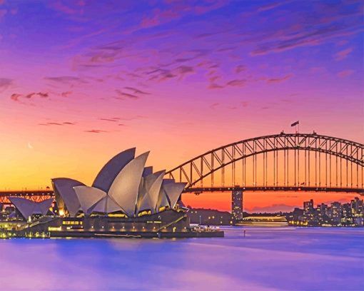 Sydney Opera House Paint By Numbers