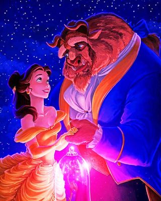 The Beauty And The Beast Paint By Numbers