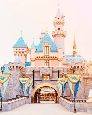 Disney Castle Paint By Numbers