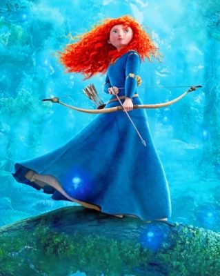 Brave Merida Paint By Numbers