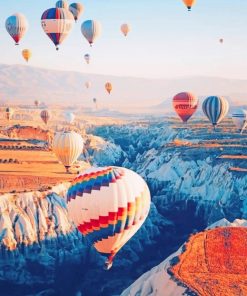 Cappadocia Air Balloons Paint By Numbers