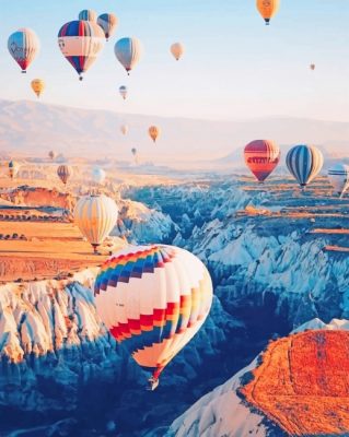 Cappadocia Air Balloons Paint By Numbers