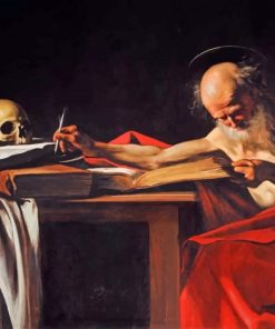 Caravaggio Saint Jerome Paint By Numbers