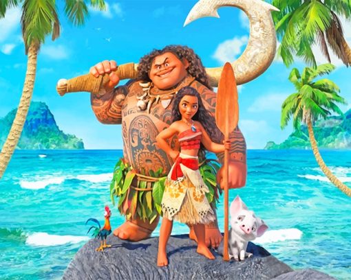 Disney Moana Paint By Numbers