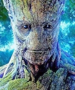 Groot Tree Paint By Numbers