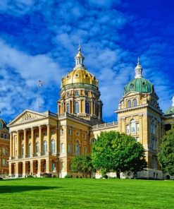 Iowa State Capitol Paint By Numbers