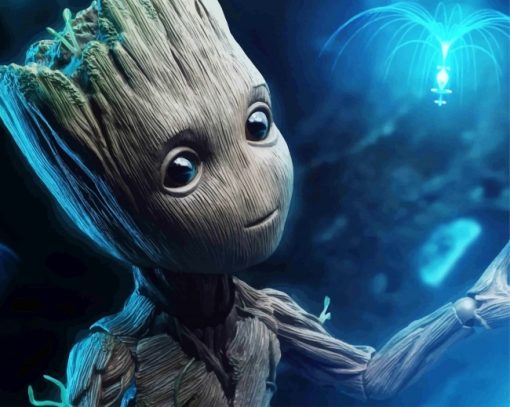 Baby Groot Paint By Numbers