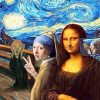 Monalisa Selfie Paint By Numbers