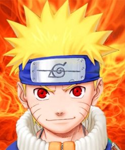 Naruto Fire Paint By Numbers