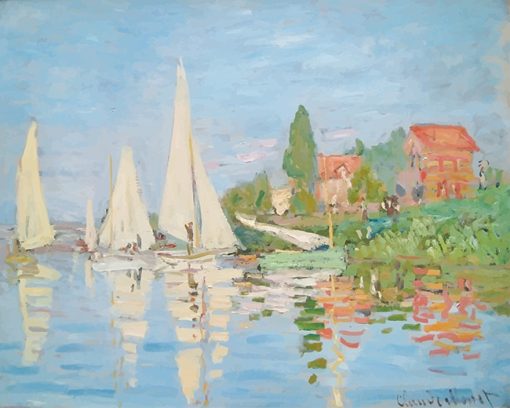 Regatta At Argenteuil Paint By Numbers