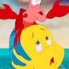 Sebastian And Flounder Paint By Numbers