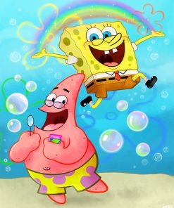 SpongeBob & Patrick Paint By Numbers