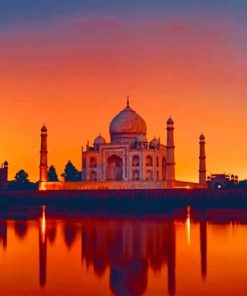 Taj Mahal India Paint By Numbers