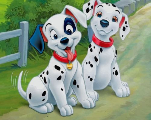 Disney Dogs paint by numbers