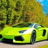 Lamborghini Aventador paint by numbers