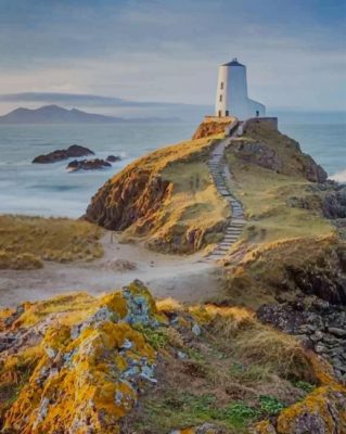 llanddwyn Island Anglesey paint by numbers