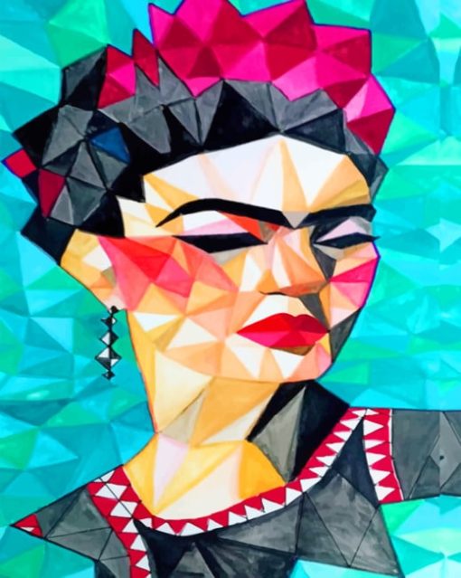 Frida Kahlo paint by numbers