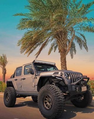 Jeep Wrangler Paint by numbers