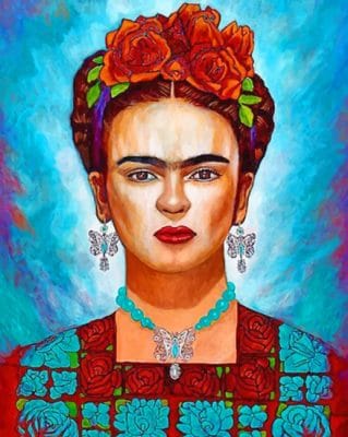 Frida Kahlo paint by numbers