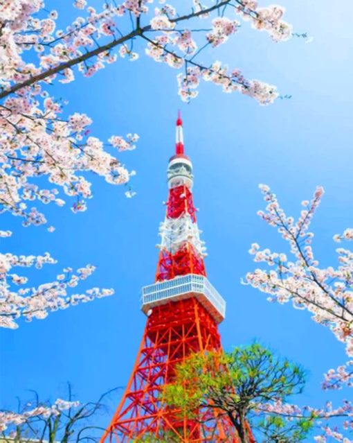 Tokyo Tower Paint by numbers