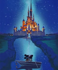 Disney Castle Paint by number