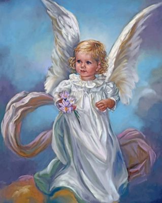 Little Angel Girl paint by numbers