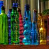 Artistic Colored Bottles ppaint by numbers