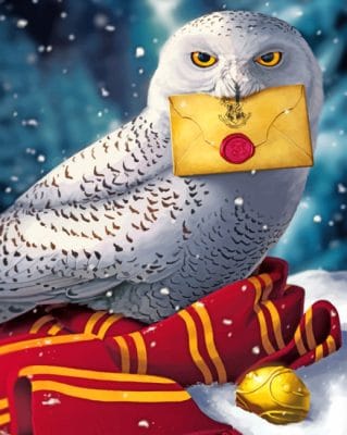 harry potter hedwig paint by numbers