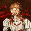 Creepy Annabelle Paint by numbers