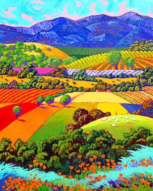 Landscape Art Paint by numbers