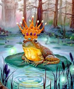 Princess Frog paint by numbers