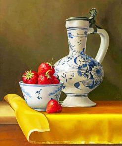 strawberry-still-life-paint-by-numbers