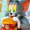 Tom And Jerry Burger Paint by numbers