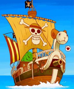 One Piece Ship Paint by numbers