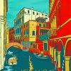 Venice Italy Poster Paint by numbers