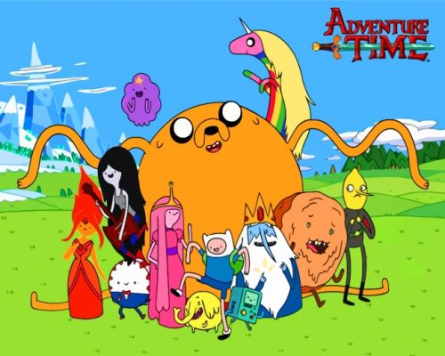 Adventure Time Characters paint by numbers