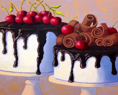 Chocolate Cakes Paint by numbers