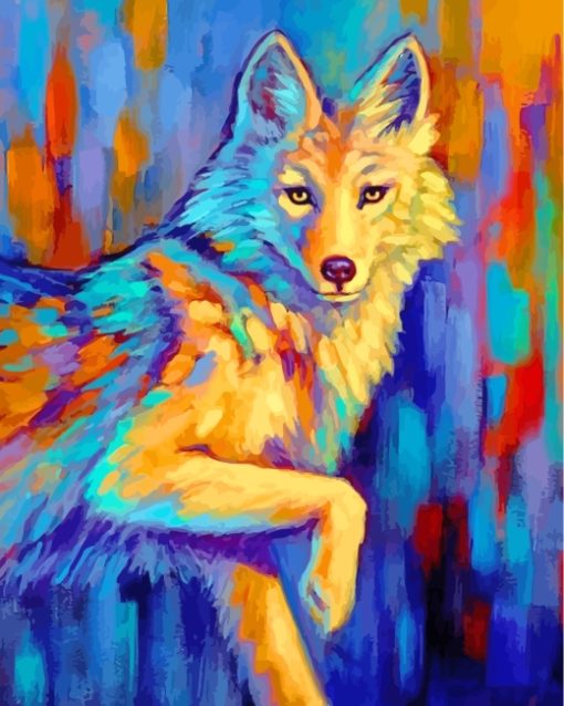 Wolf Art Paint by numbers