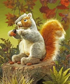 cute-squirrel-paint-by-numbers