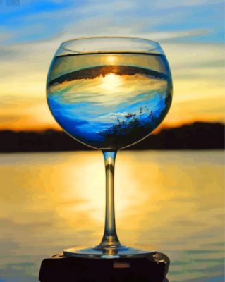 glass-cup-and-sunset-paint-by-numbers