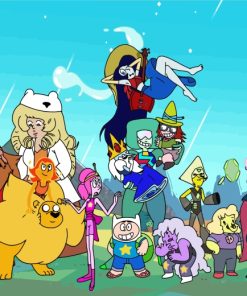 Adventure Time Characters Paint by numbers