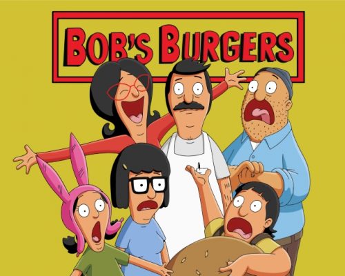 Bobs Burgers Animation paint by numbers