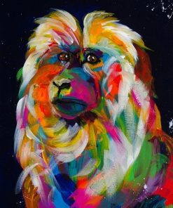 Colorful-Macaques-DIY-Animals-Paint-By-Numbers-PBN-9916