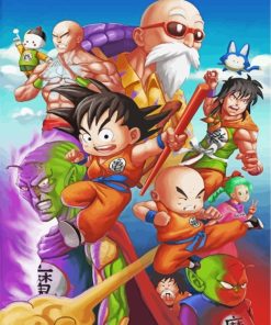 Dragon Ball Z Characters Paint by numbers