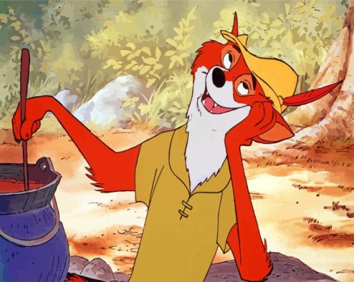 Robin Hood Fox Paint by numbers