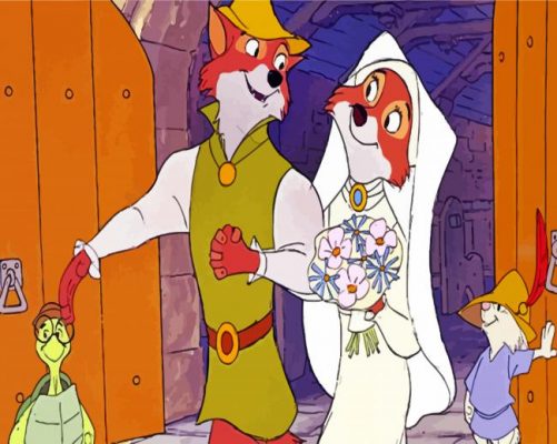 Robin Hood Wedding Paint by numbers