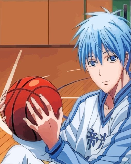 Tetsuya Kuroko Player Paint by numbers